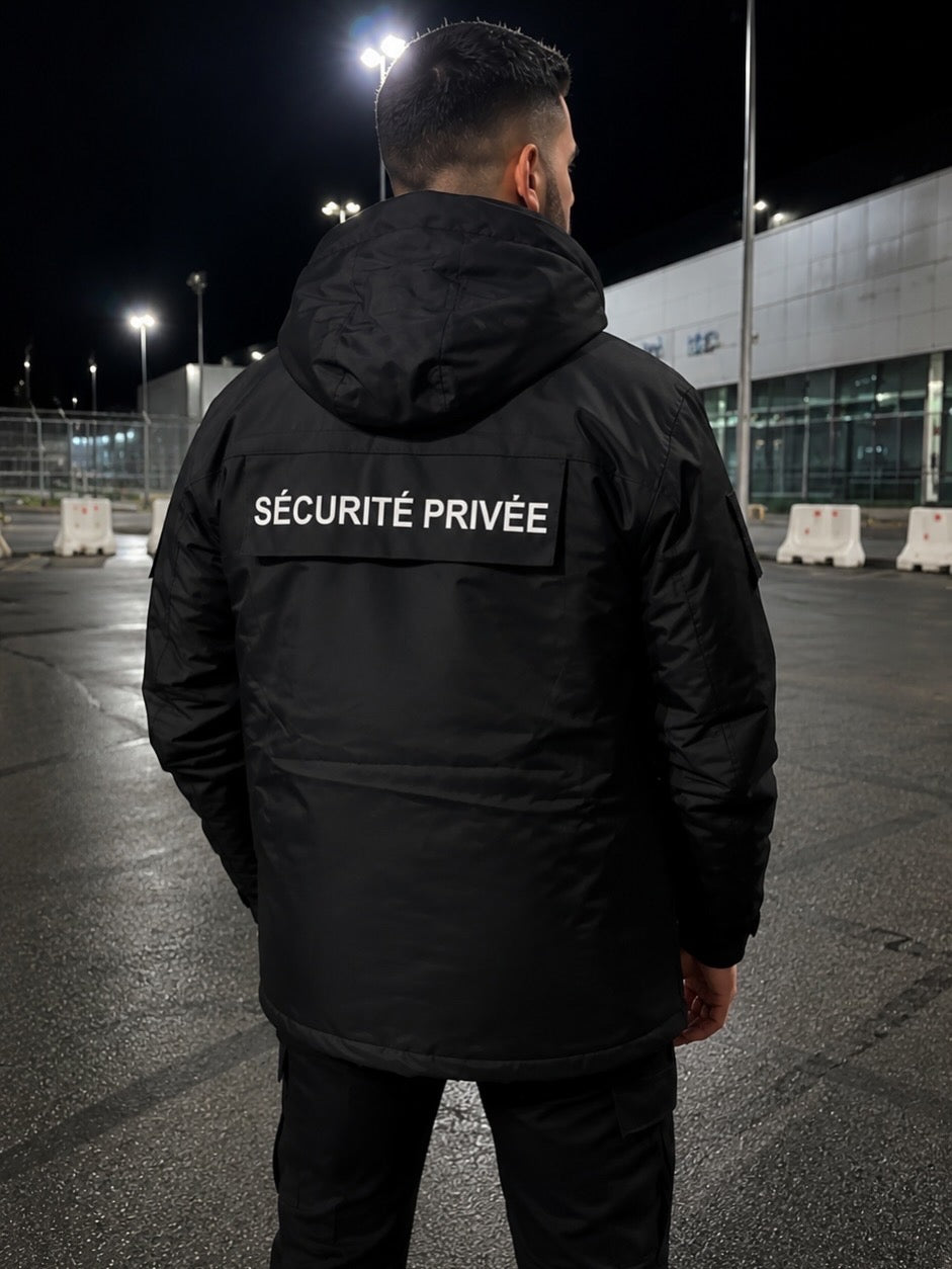 Parka Agent de Sécurité Professionnelle – Veste d’Intervention Sécurité Privée