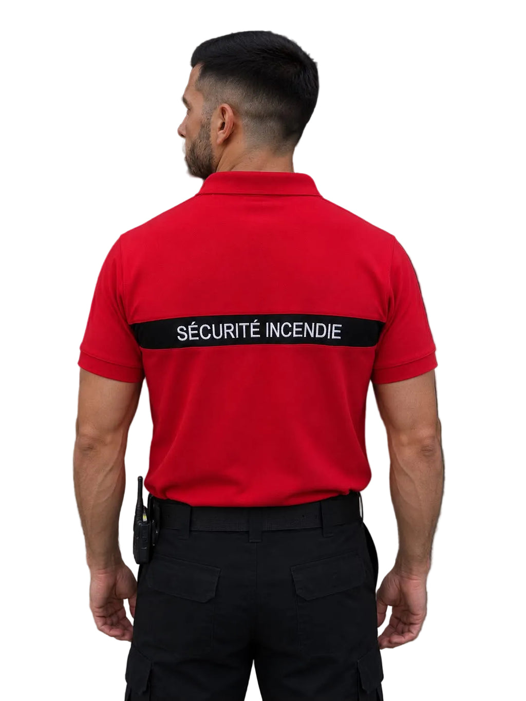 Polo SSIAP Rouge Professionnel – Sécurité Incendie et Assistance à Personnes