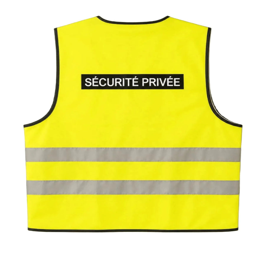 Gilet agent de sécurité - haute visibilité - sécurité privée