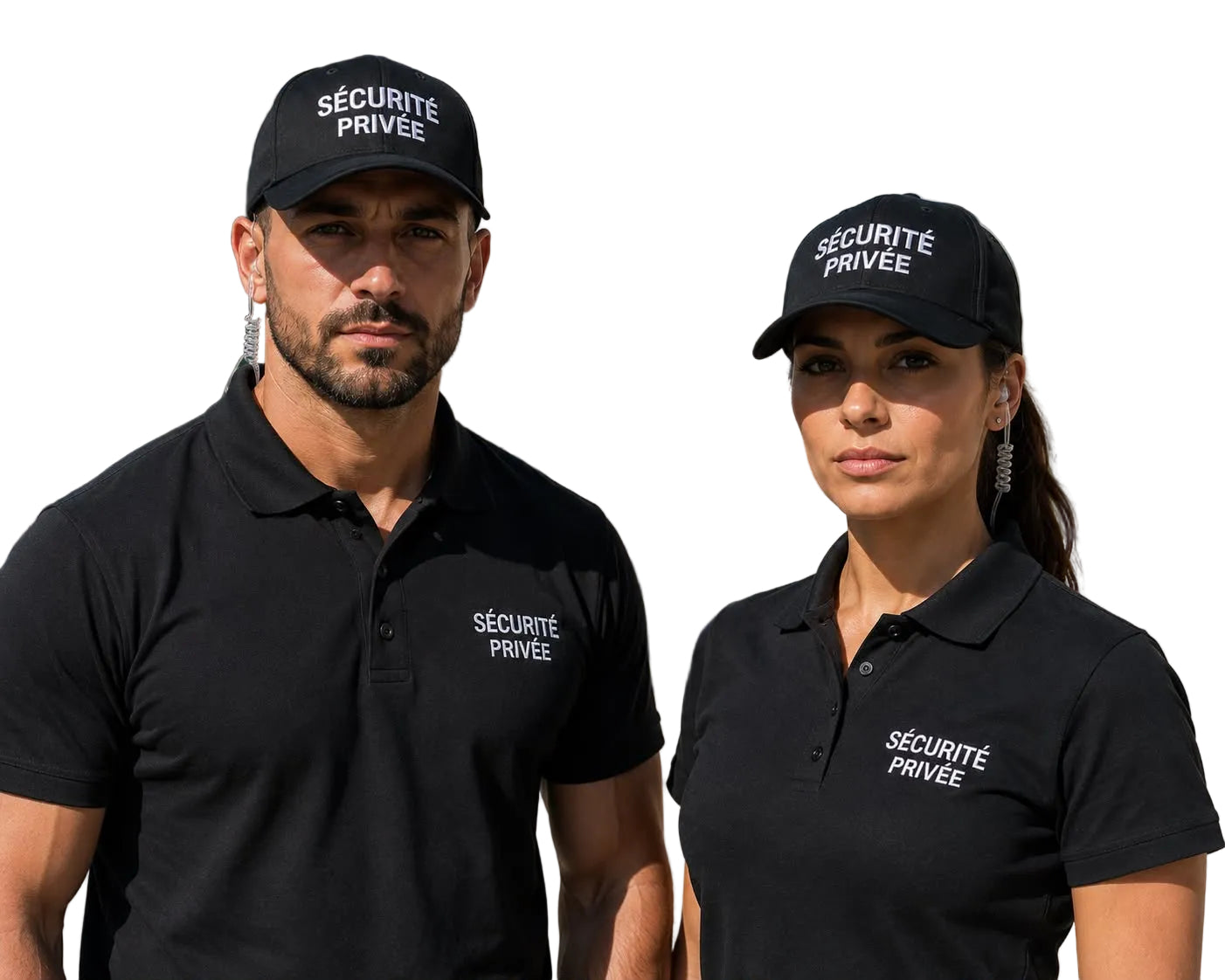 Casquette de Sécurité Noire Brodée "SECURITE"