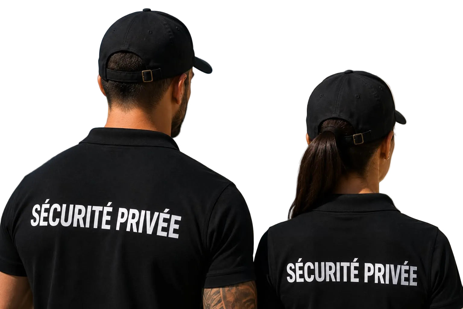Casquette de Sécurité Noire Brodée "SECURITE"