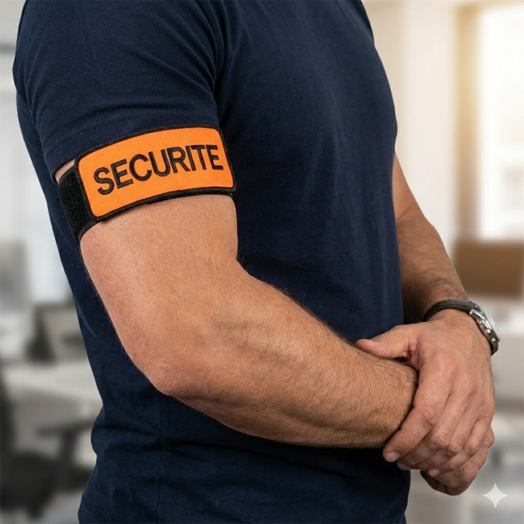 Brassard d'Identification "SECURITE" Haute Visibilité